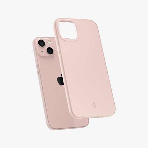ACS03674 - iPhone 13 Pro Max Case Thin Fit in black showing the back